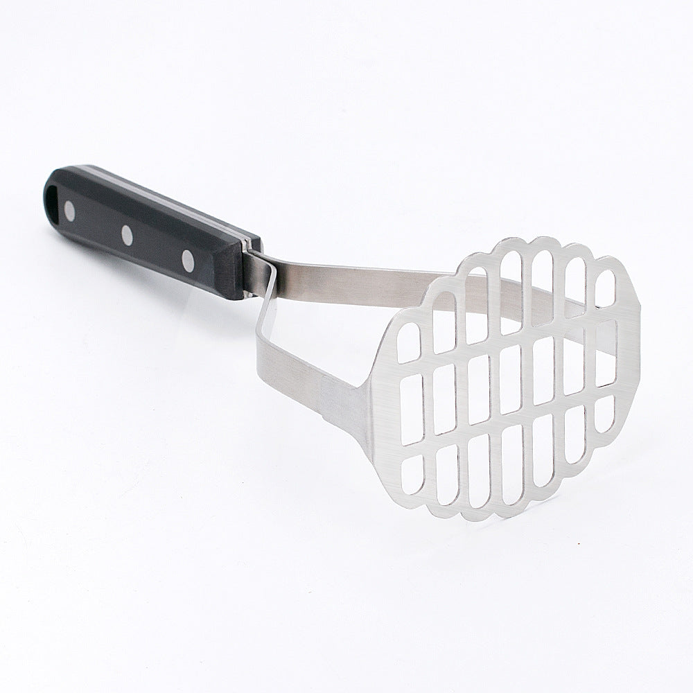 Stainless Steel Cooking Spatula, Potato Pressing Spoon, Cooking Utensils, Kitchen Tools, Manual Potato Masher, Sweet Potato Masher, Purple Potato Masher