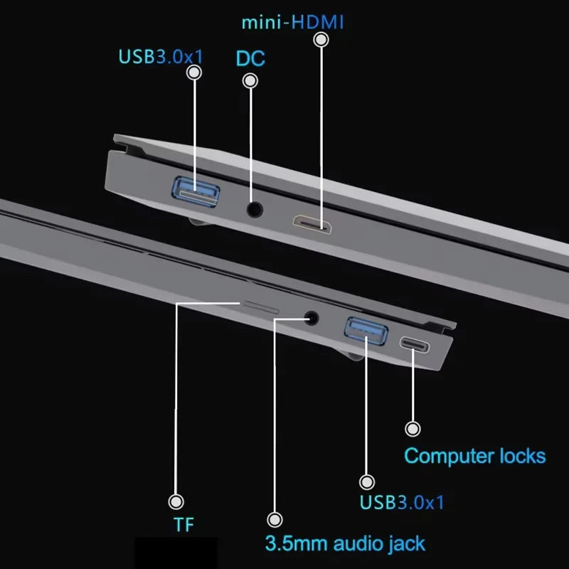 15.6' Windows 11 Laptop Computer Intel I9 10980HK/9900 16GB RAM 1TB SSD Notebook PC 4K HD Backlight Office Study Gaming Laptops