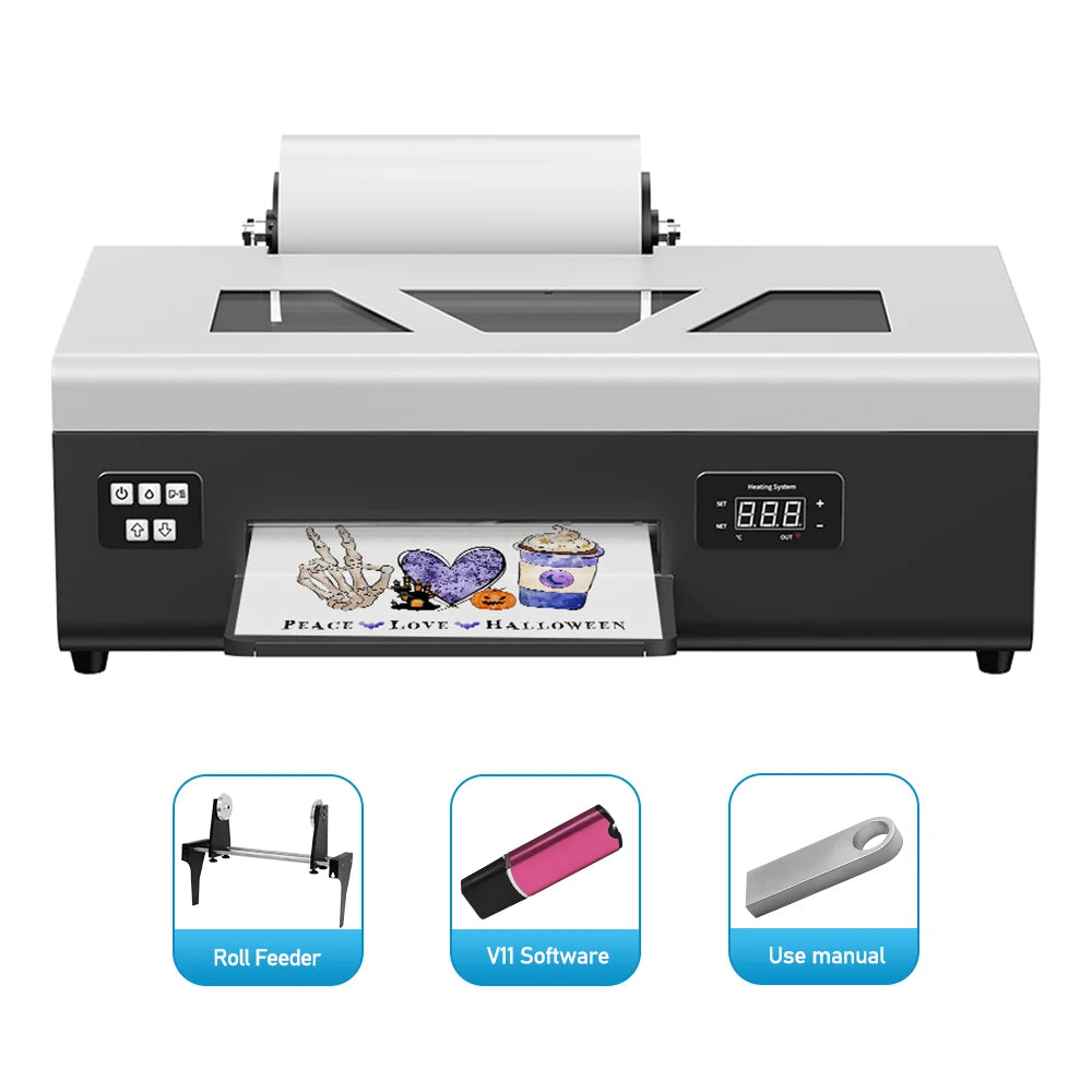 A4 DTF Printer For Epson L805 DTF Printer Direct Printing Transfer For Clothing Fabric T-shirt Jean Bag Printing Machine A4 DTF