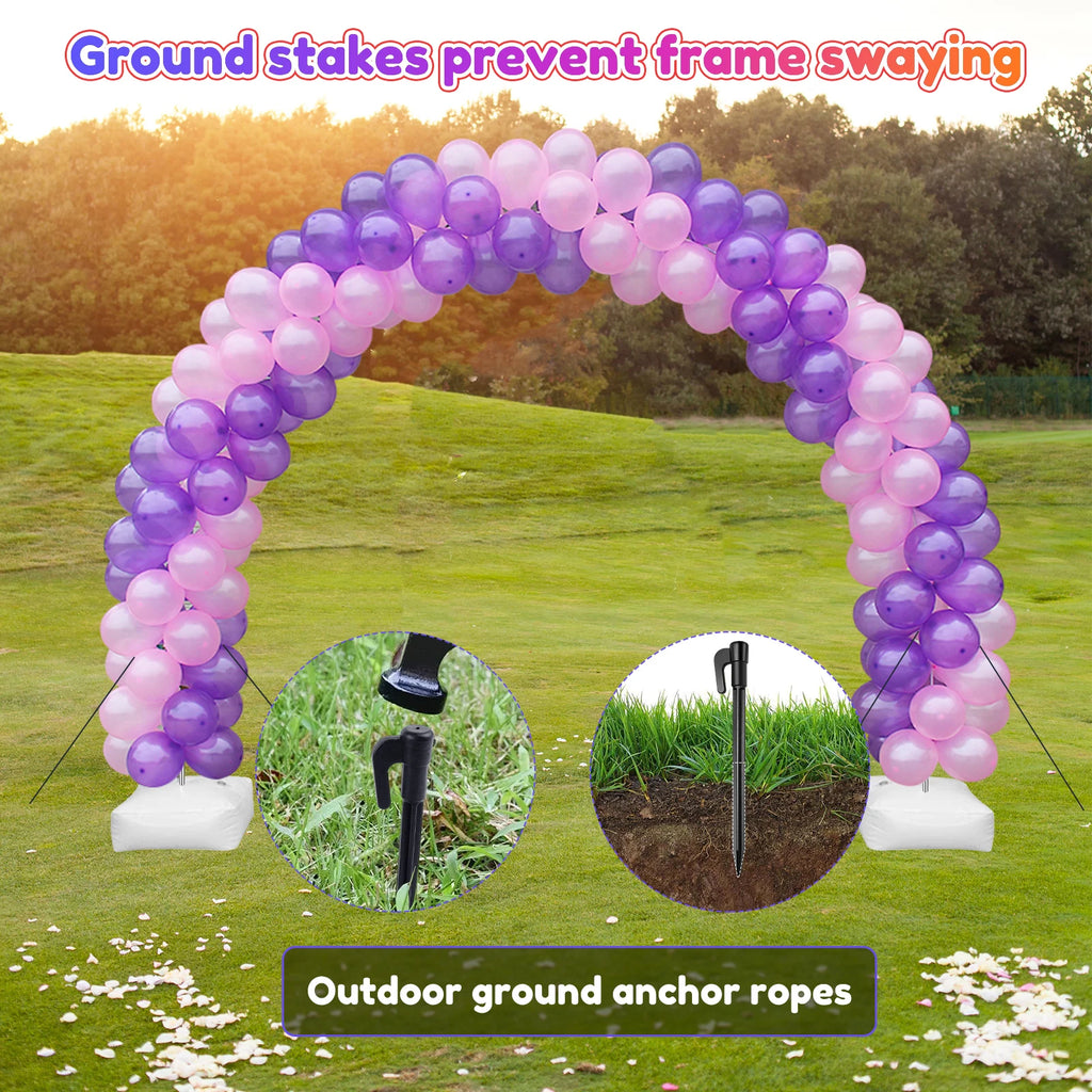 Balloon Stand Holder Adjustable Balloon Arch Kit with Base Half Arch Balloon Support For Birthday Wedding Party Baby Shower