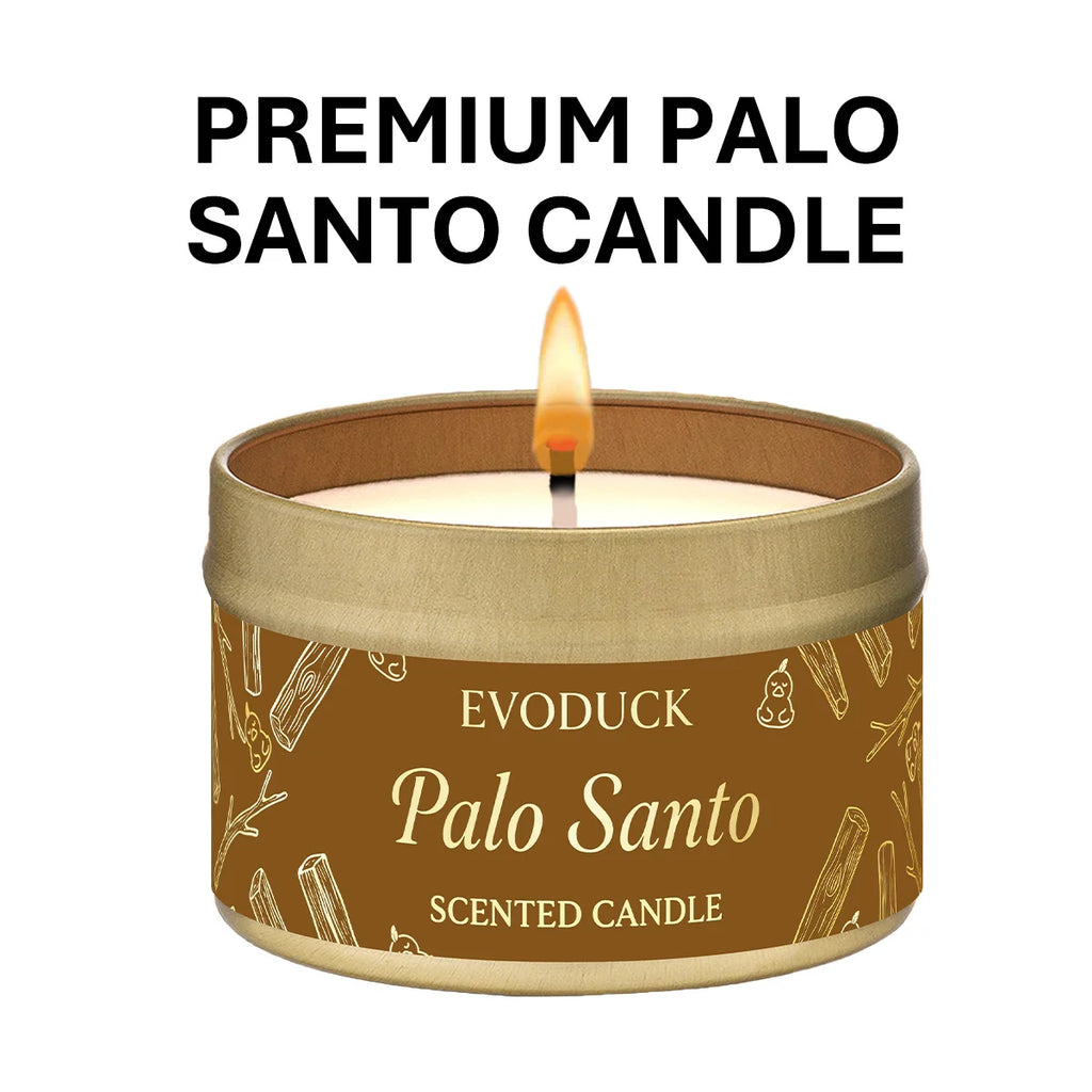 Candele profumate al Palo Santo, Palo Santo premium, candela purificante per elevare l'energia, ideale per la meditazione, regali invernali, regalo per donna