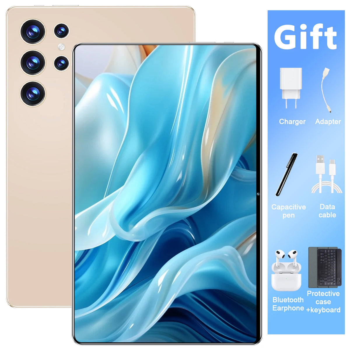 2026 Hot Sale 10.36 Inch Android 13.0 5G Tablet PC 20000mAh Large Battery 16GB Ram 1TB Rom 14 Core Phone Call Full Accessories Package Free Shipping