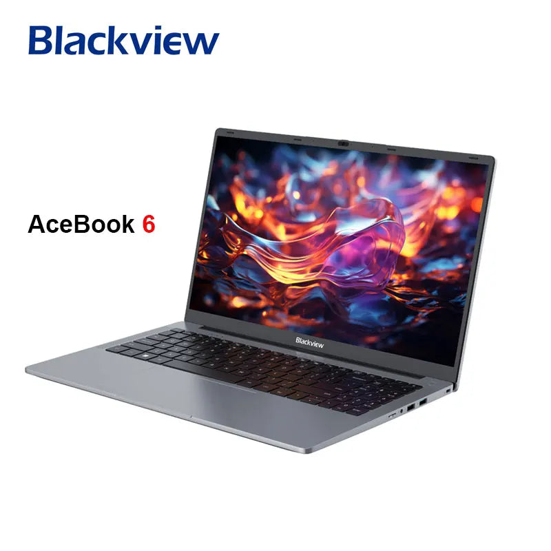 Blackview Acebook 6 Laptop Computer, 15.6” Fhd Ips Tüv Screen Quad-Core N150,16Gb Ddr4 256Gb Ssd,Desktop Notebook