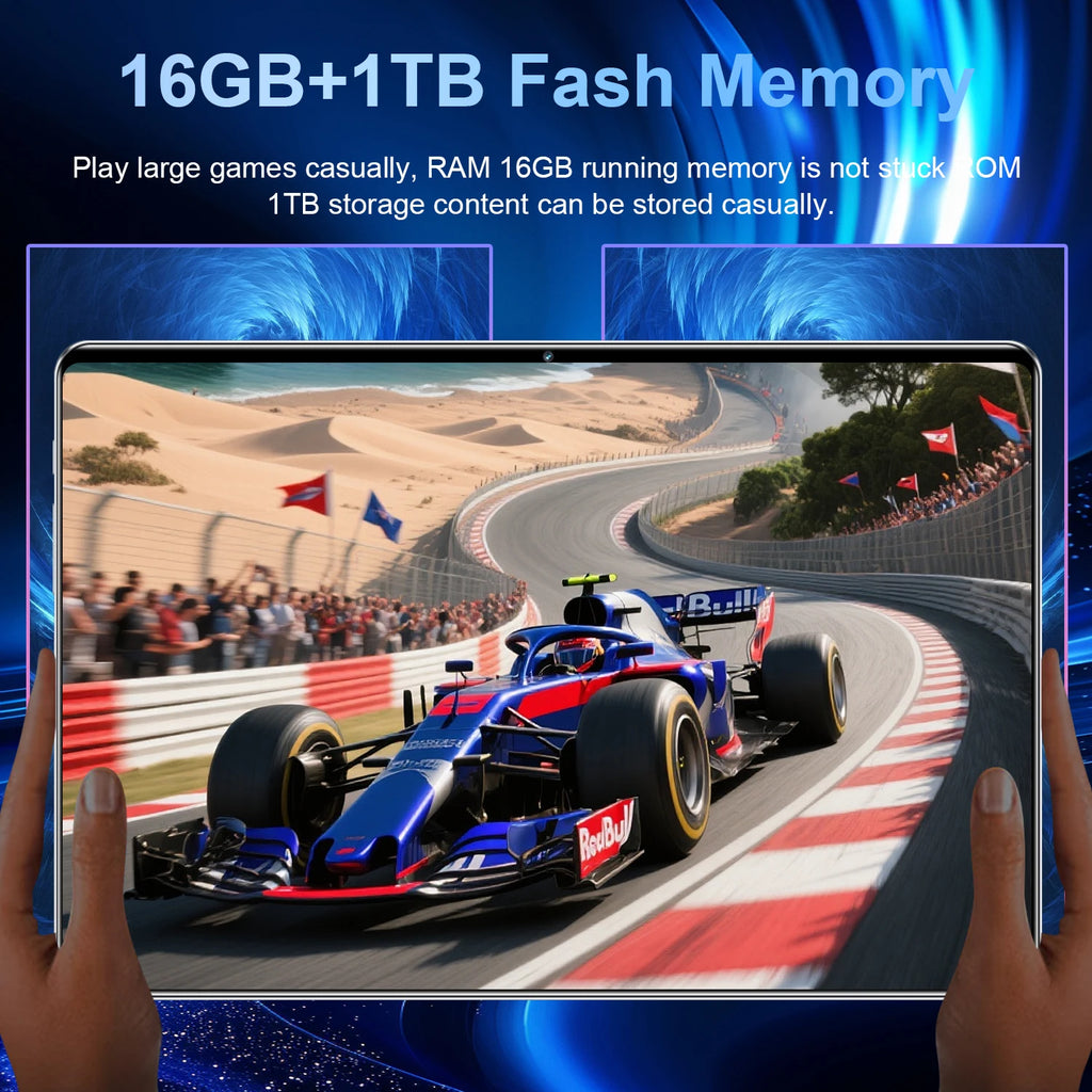 2026 Hot Sale 10.36 Inch Android 13.0 5G Tablet PC 20000mAh Large Battery 16GB RAM 1TB ROM 14 Core Phone Call Full Accessories Package Free Shipping