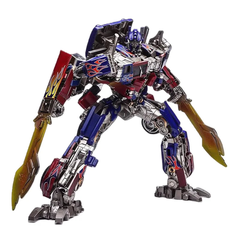 30CM Transformation Robot Toys Commander Optimus Alloy Robot Figuras Model Gift