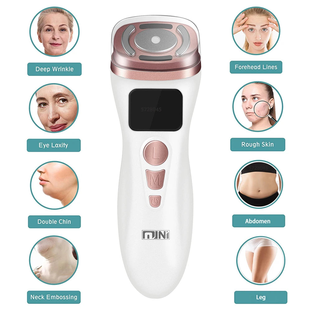 MINI2.0 HIFU Machine Plug-in 3 Mode Ultrasound RF EMS Skin Lifting Firming Tightening Skin Care