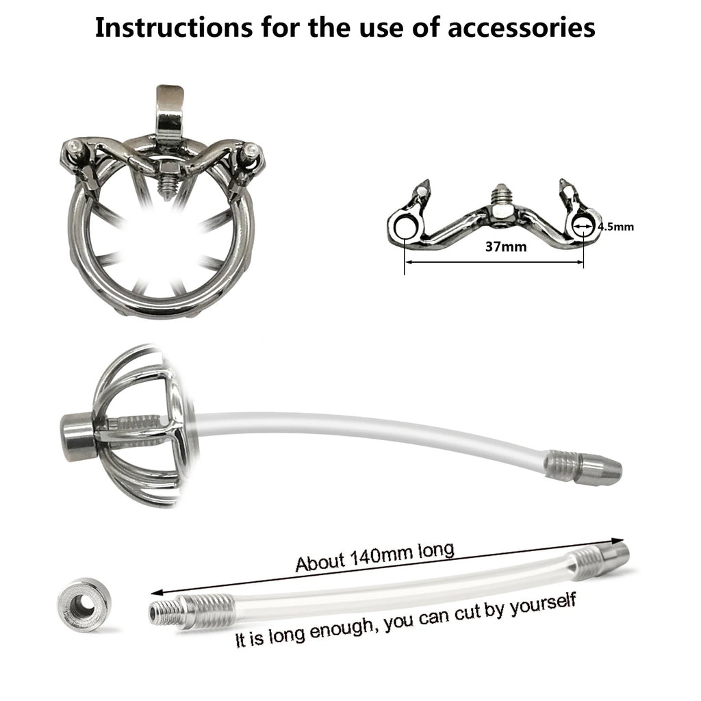 Ergonomic Stainless Steel Stealth Lock Male Chastity Device,Cock Cage,Penis Lock,Cock Ring,Chastity Belt,S054