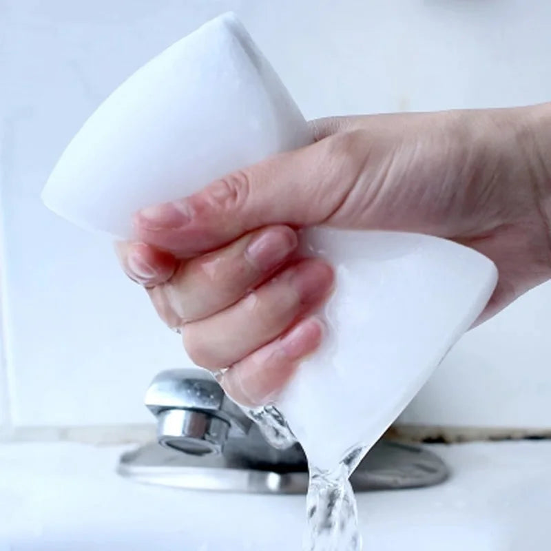 100pcs 100*60*20mm White Melamine Sponge Magic Eraser for Kitchen, Office, Bathroom Cleaning Accessory/Dish Cleaning Nano