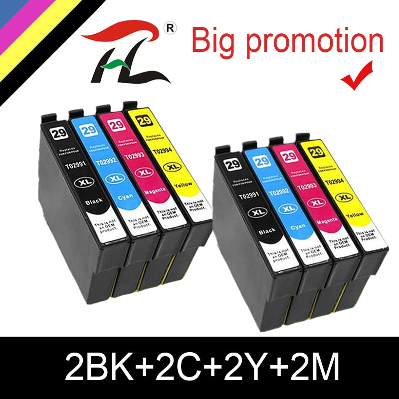 HTL Compatible 29 29XL T2991XL T2991 For Epson Ink Cartridges XP235 XP247 XP245 XP332 XP335 XP342 XP345 XP435 XP432 XP442