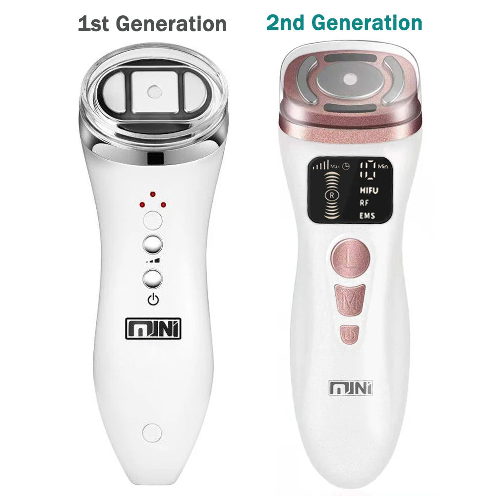 MINI2.0 HIFU Machine Plug-in 3 Mode Ultrasound RF EMS Skin Lifting Firming Tightening Skin Care