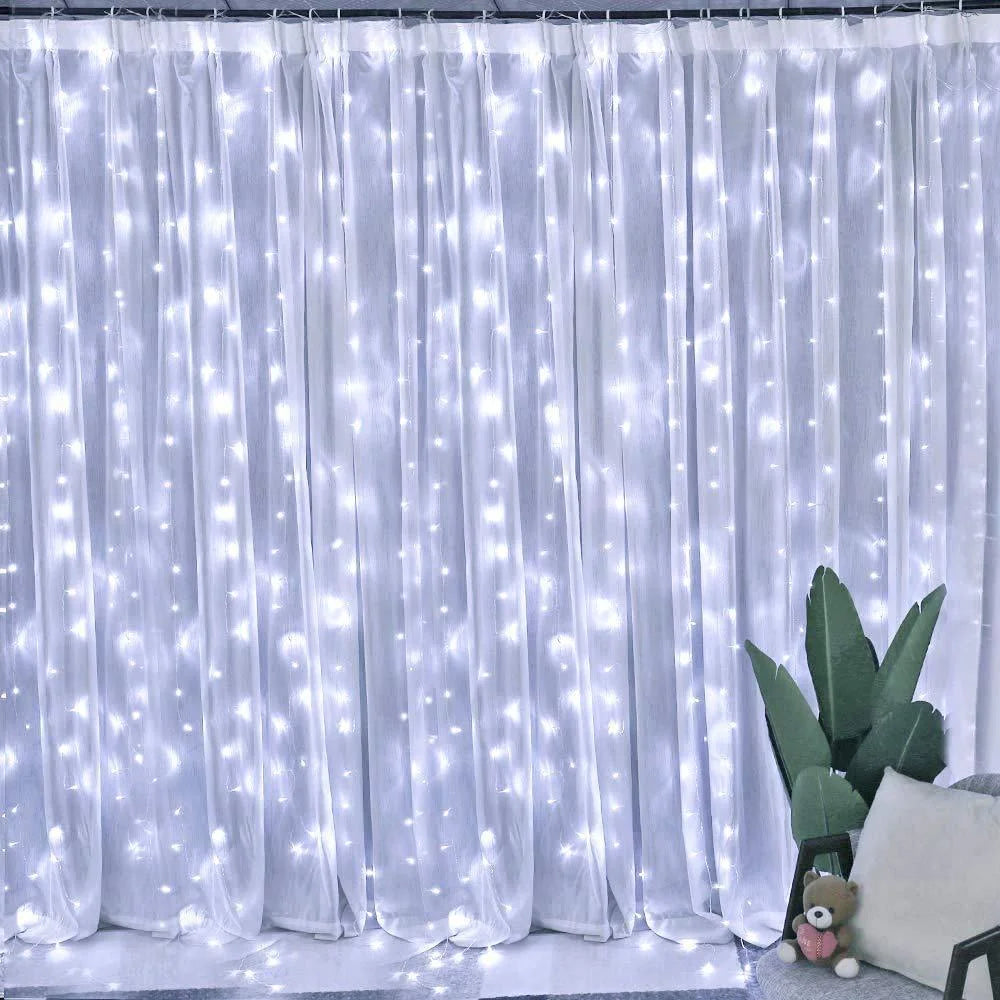 Christmas Lights Curtain Garland Merry Christmas Decorations For Home Christmas Ornaments Xmas Gifts Navidad  New Year Decor