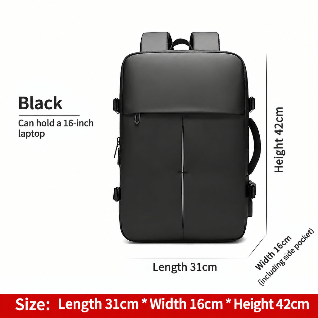 Backpack men's large capacity business trip short trip luggage bag leisure scalable multifunctional computer backpack