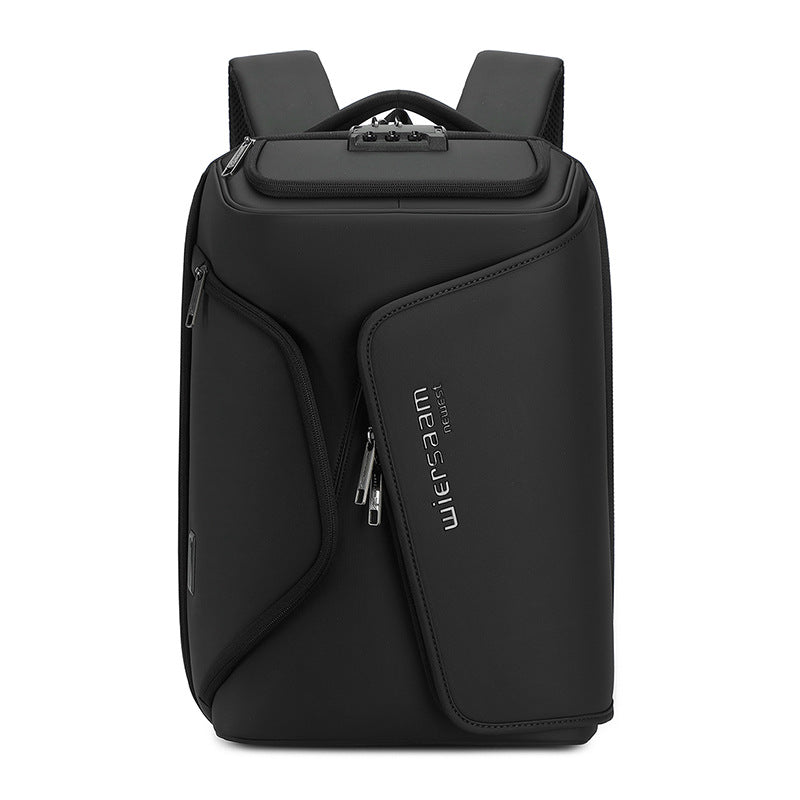 Business Backpack, Waterproof Backpack, Men's Anti-Theft Large-Capacity Business Trip Multi-Functional Travel Computer Bag, Lightweight and Portable