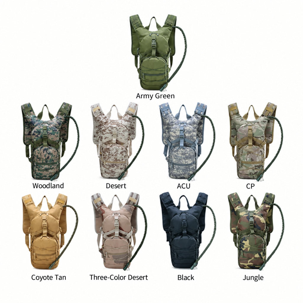 Manufacturer military fans tactical backpack water bag large capacity with liner 3L outdoor hiking mountaineering camouflage water bag backpack