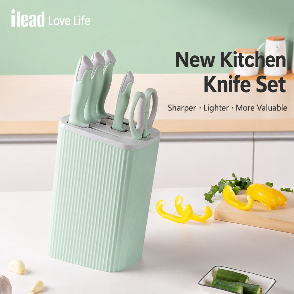 Alide Knives suit Kitchen Knife Combination Chef Special Chopper Household Complete Kitchen Knife Cutting Board Complete Set