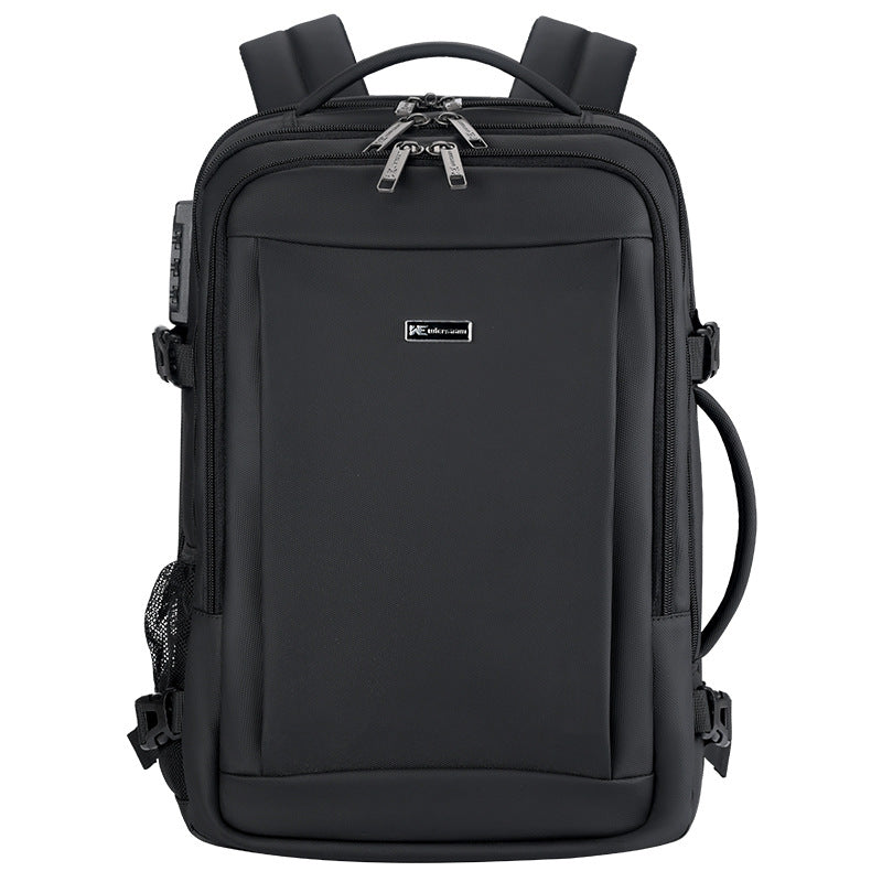New High-End Business Backpack Men's Password Lock Waterproof Backpack Large Capacity Business Trip Multi-Functional Anti-Theft Computer Bag