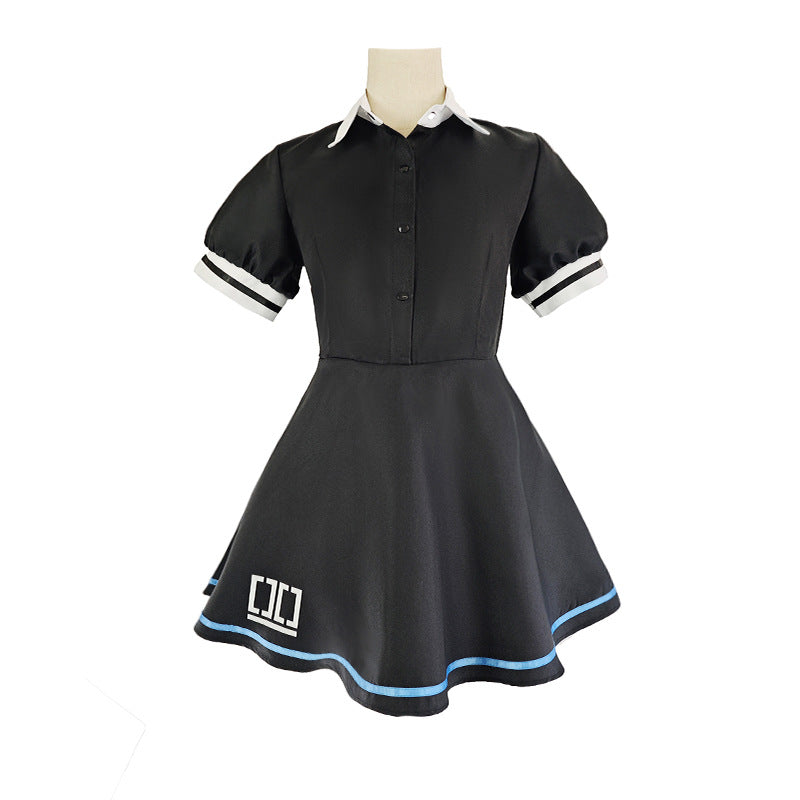 In stock Blue file cos Tiantong Alice cosplay costume maid costume Halloween character anime costume