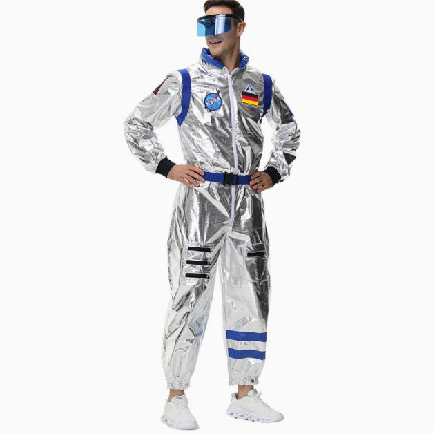 Cross-border source aviation clothing astronaut cosplay spacesuit German logo technology theme parent-child performance