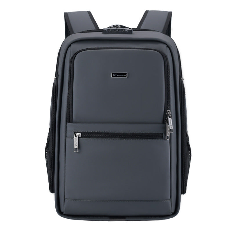 New High-End Business Backpack, Trendy Men's Waterproof Backpack, Large Capacity Business Trip, Multi-Functional Anti-Theft Computer Bag