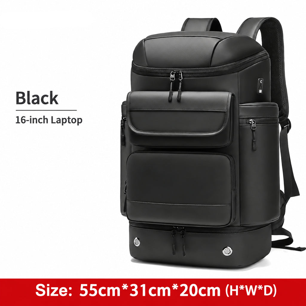 Cross-Border New Men's Backpack Large Capacity Outdoor Sports Backpack Casual Mountaineering Backpack Gift Printed Logo