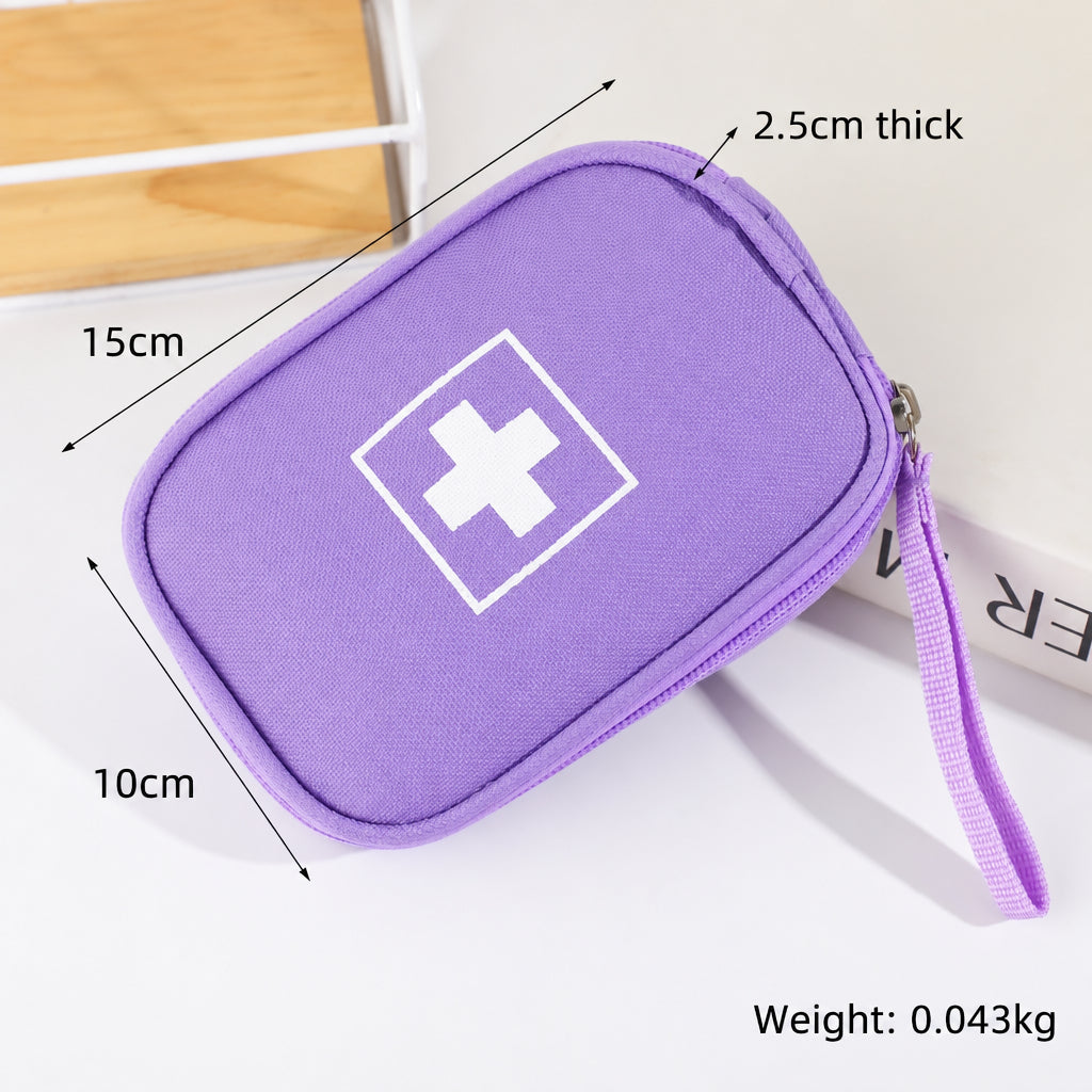 Youth Style First Aid Kit Large Capacity Student Health Kit Portable Mini Medicine Box Medicine Storage Bag
