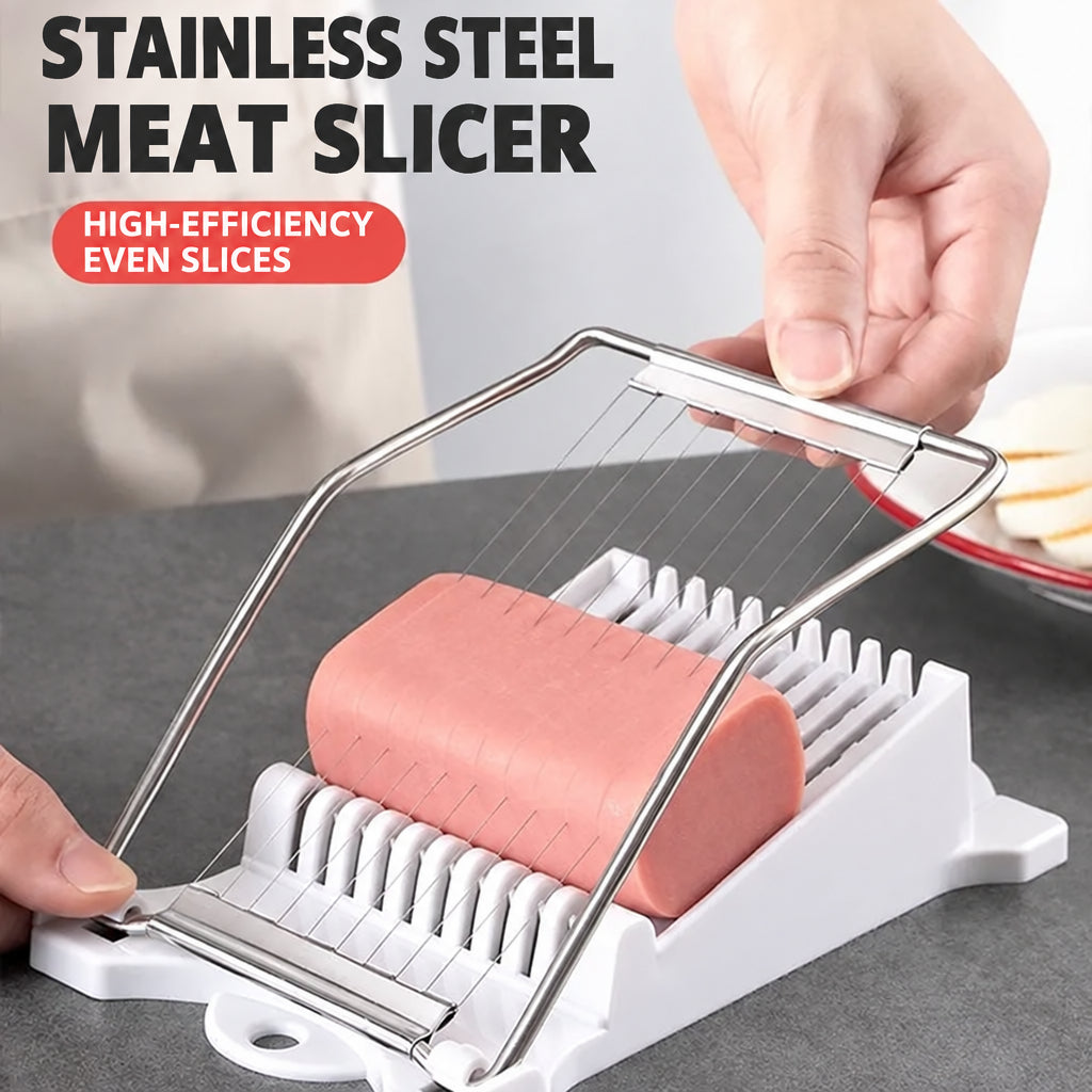 Potato Slicer Luncheon Meat Slicer Ham Slice Household Fruit Vegetable Cutter Kitchen Plastic Egg Cutter