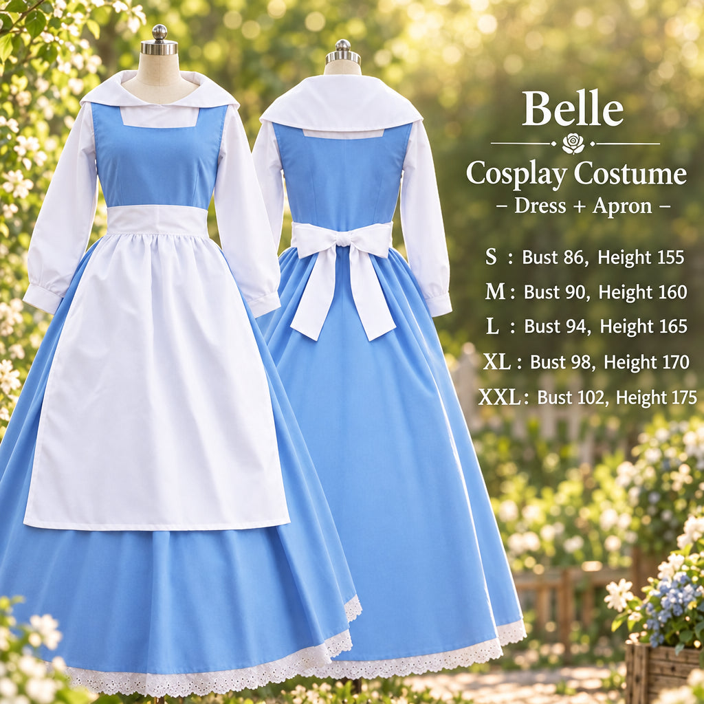 Adult Halloween Snow White Bell Cinderella Ice Sleeping Beauty Rapunzel Party Stage Performance Princess Dress