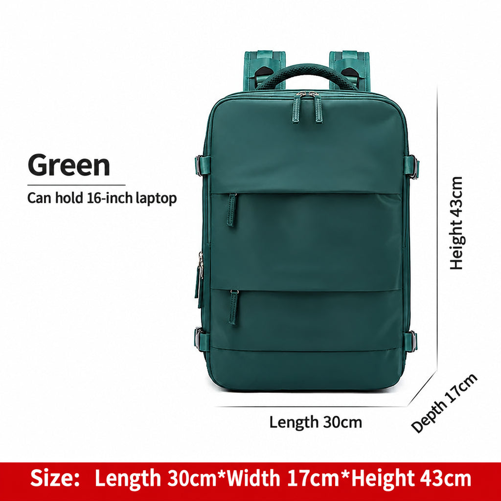 Backpack Large Capacity Men's and Women's Outdoor Travel Bag Waterproof Lightweight Casual Backpack Short Distance Computer Simple School Bag