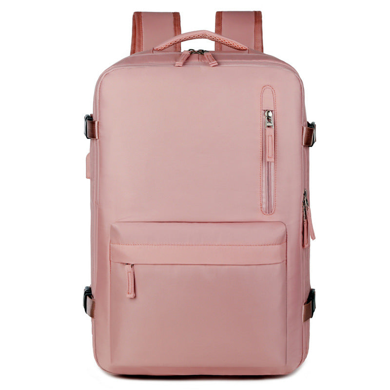 Customizable Logo Men's Backpack Travel Bag Large Capacity Business Travel Portable Luggage Student Computer Bag