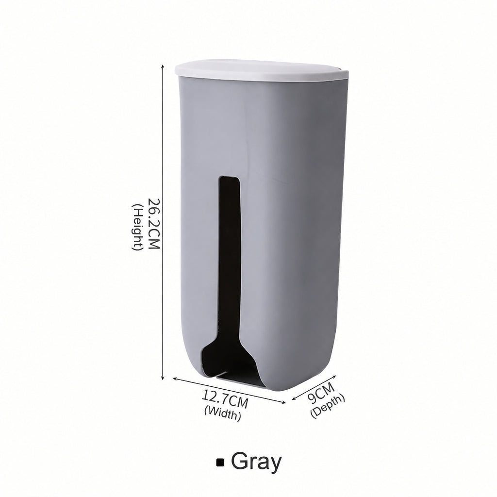 Punch-free Kitchen Flip Garbage Bag Storage Box Plastic Bag Organize Storage Box Bag Rectable Wall-mounted Storage