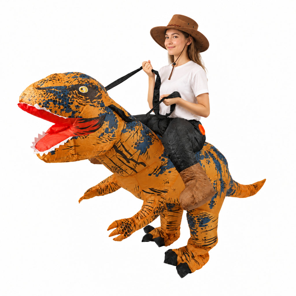 Cross-Border Trade Halloween Costume Party Props Riding Animal Cute Horse Inflatable Costume Theme Party