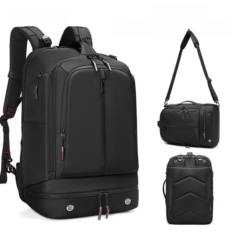 New Backpack Men's Business Commuter Large Capacity Travel Bag Crossbody Gift Printed Logo Lightweight Men's Backpack