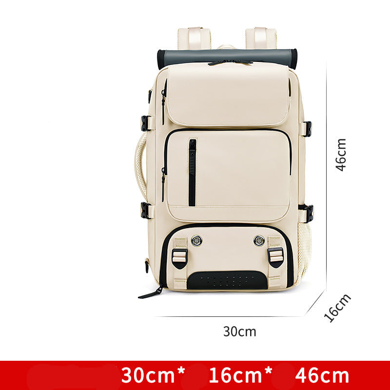 Backpack men's large capacity messenger bag portable travel bag multifunctional shoe warehouse backpack Sports Fitness Bag Men's bag