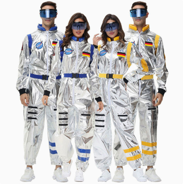 Cross-border source aviation clothing astronaut cosplay spacesuit German logo technology theme parent-child performance