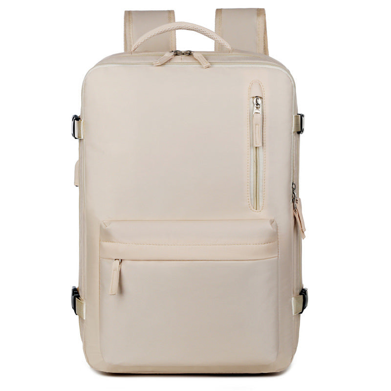 Customizable Logo Men's Backpack Travel Bag Large Capacity Business Travel Portable Luggage Student Computer Bag