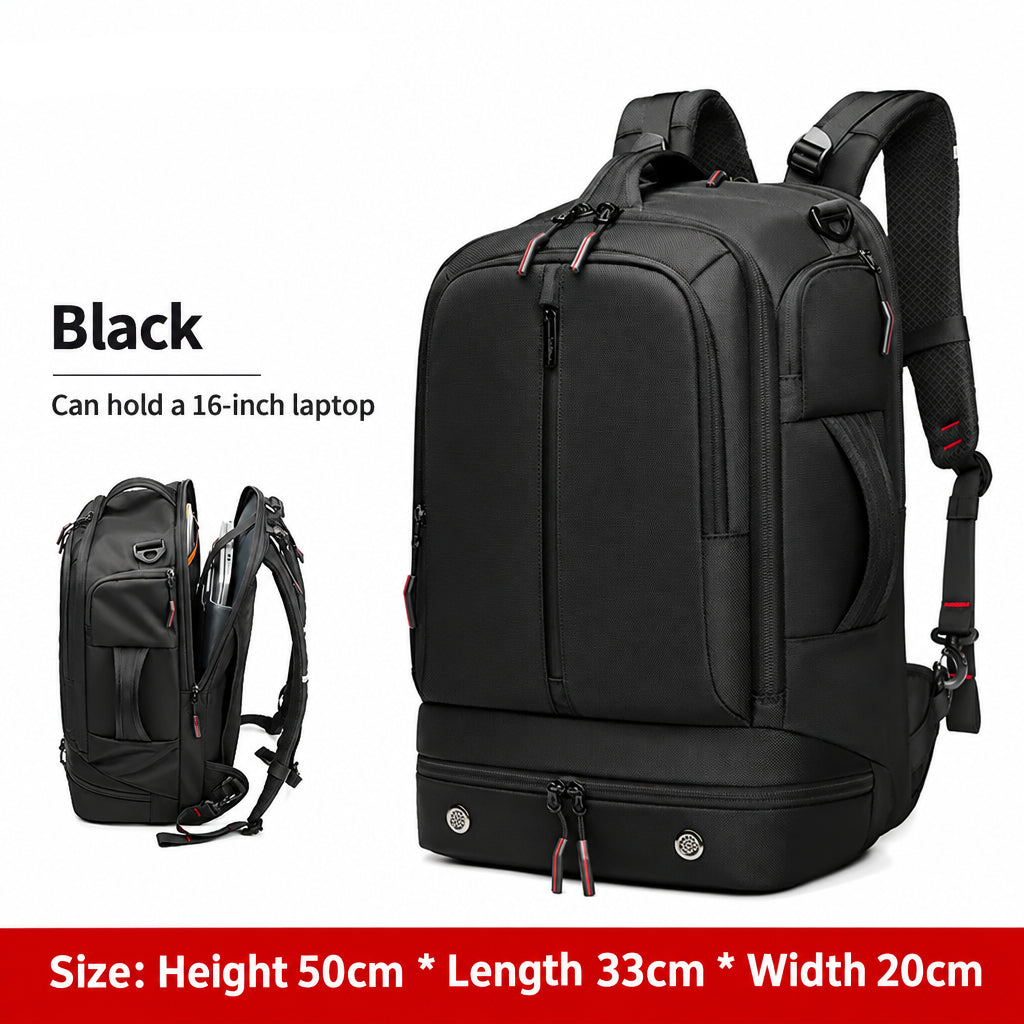 New Backpack Men's Business Commuter Large Capacity Travel Bag Crossbody Gift Printed Logo Lightweight Men's Backpack