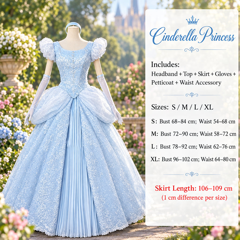 Adult Halloween Snow White Bell Cinderella Ice Sleeping Beauty Rapunzel Party Stage Performance Princess Dress