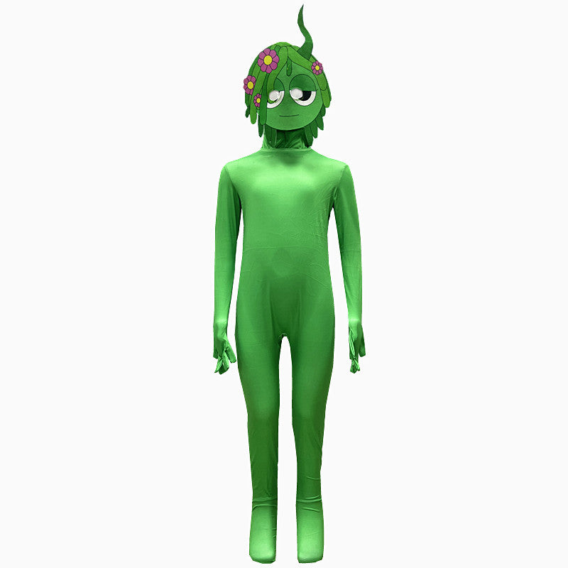 Cross-Border Hot Selling Tight Clothes Halloween Cos Costume Sprunki Incredibox Rhythm Box Cosplay
