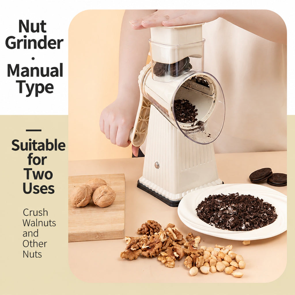 Multifunctional Vegetable Cutting Artifact Home Kitchen Hand-Cranked Drum Potato Grating Machine Convenient Slicing and Grating Meat Cutter