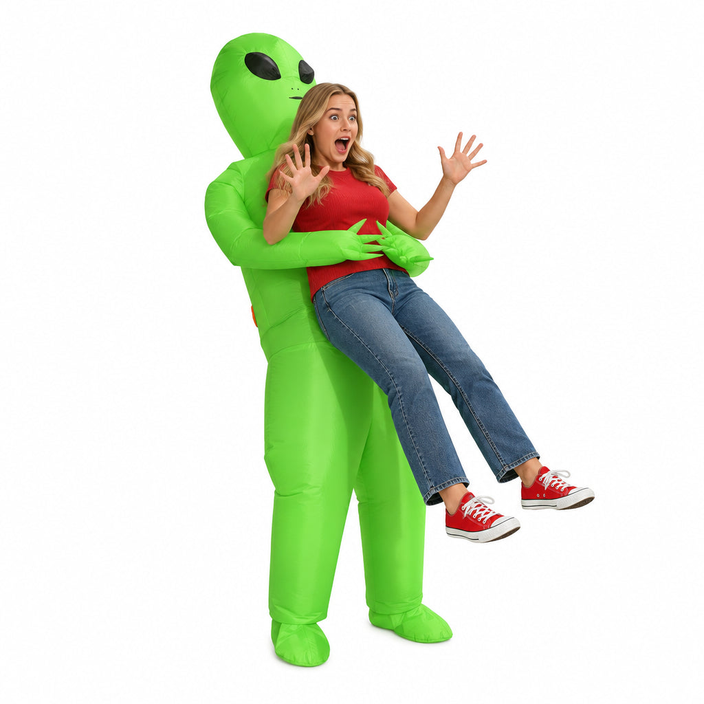 Cross-Border Halloween Alien Ghost Hugging Inflatable Suit Props Funny Performance Alien Inflatable Suit