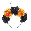 Spider Flower Party Halloween New Flower Headdress Hair Hoop Wholesale Makeup Personality European and American Cosplay