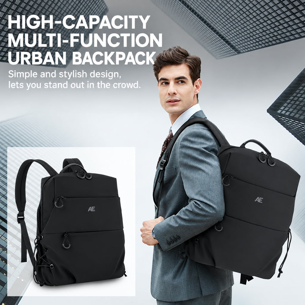 New Cross-Border Multi-Functional Backpack, Large-Capacity Business Trip Computer Bag, Lightweight and Burden-Reducing Casual Backpack, Student School Bag