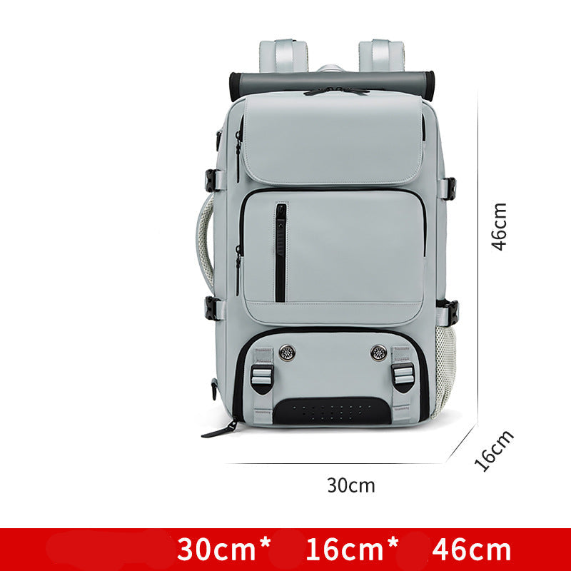 Backpack men's large capacity messenger bag portable travel bag multifunctional shoe warehouse backpack Sports Fitness Bag Men's bag