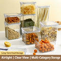Sealed Jar Grain Kitchen Storage Food Grade Transparent Plastic Jar Box Snacks Dry Tea Storage Jar