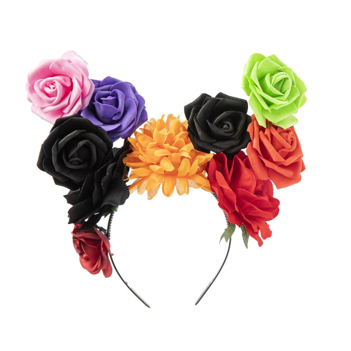 Spider Flower Party Halloween New Flower Headdress Hair Hoop Wholesale Makeup Personality European and American Cosplay