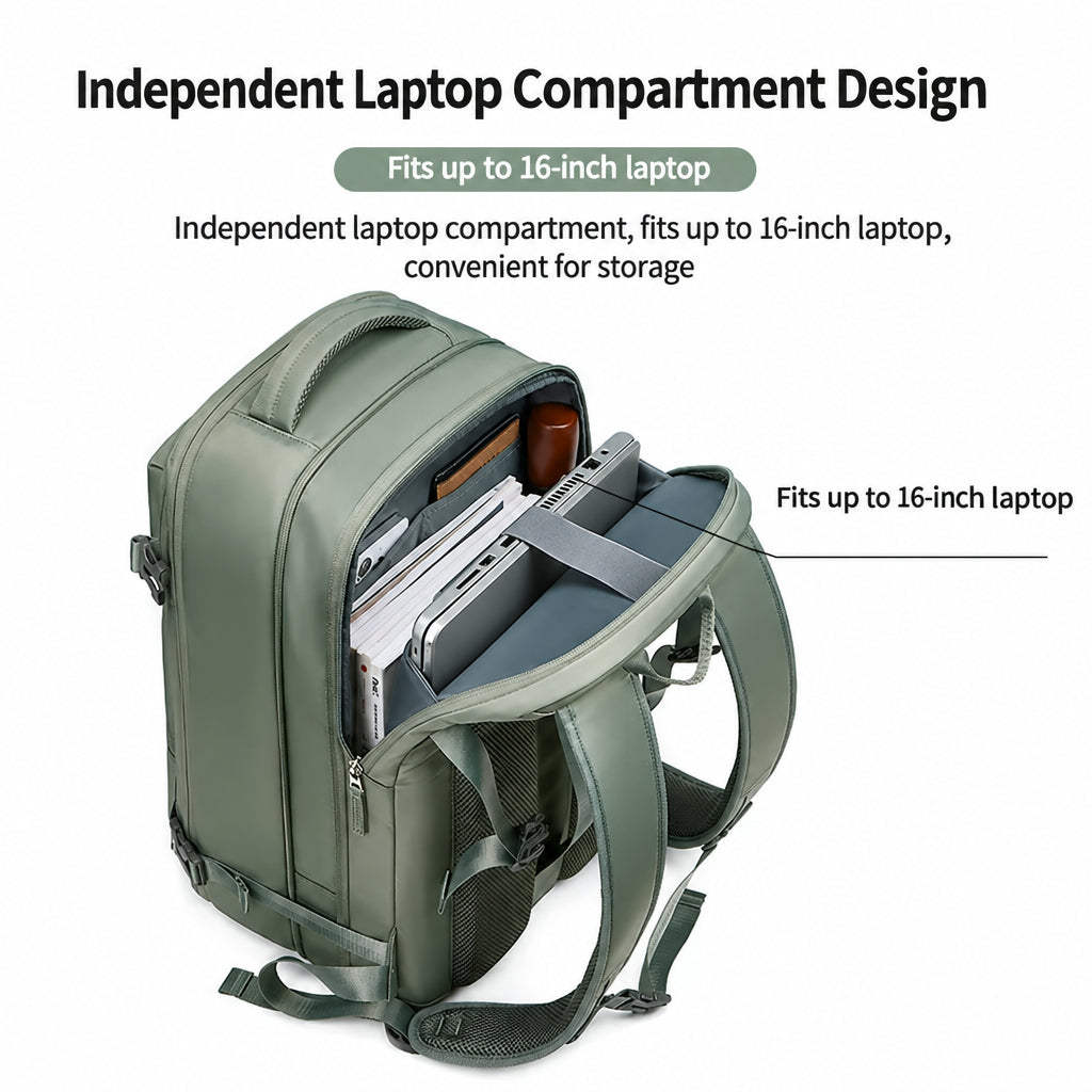 New backpack men's multi-functional wet and dry separation casual schoolbag women's travel bag computer bag backpack men