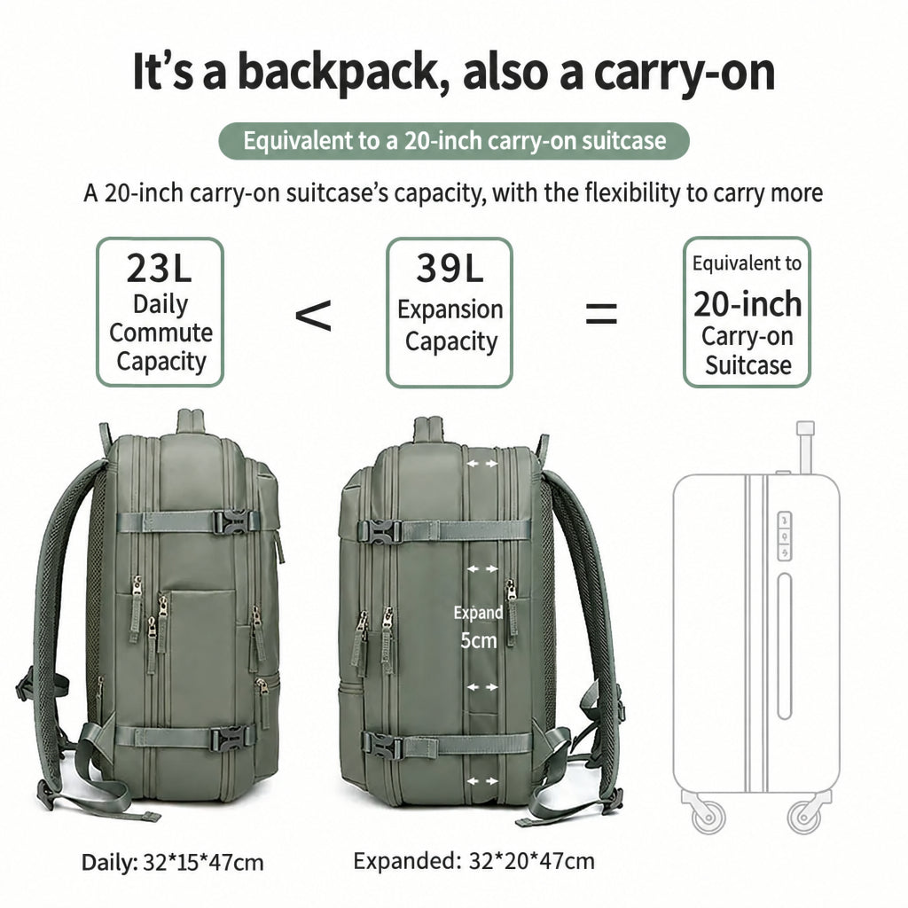 New backpack men's multi-functional wet and dry separation casual schoolbag women's travel bag computer bag backpack men