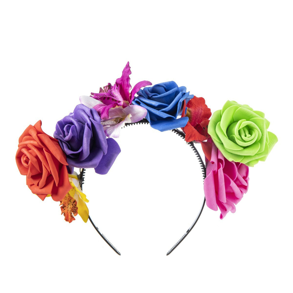 Spider Flower Party Halloween New Flower Headdress Hair Hoop Wholesale Makeup Personality European and American Cosplay
