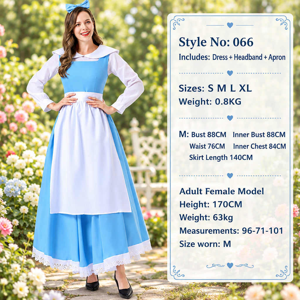 Adult Halloween Snow White Bell Cinderella Ice Sleeping Beauty Rapunzel Party Stage Performance Princess Dress