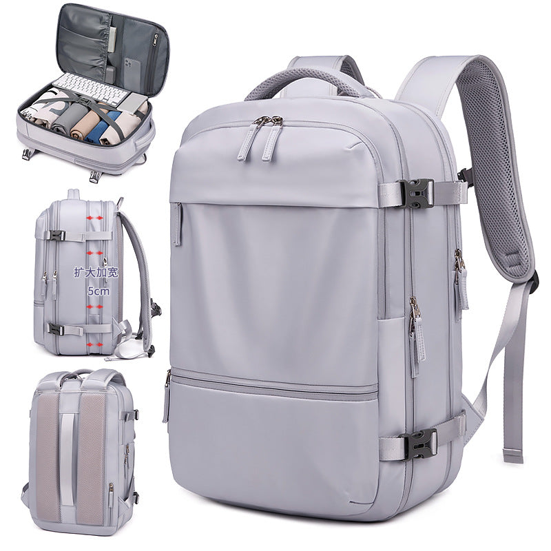 New Backpack Women's Travel Lightweight Short-Distance Luggage School Bag Dry and Wet Separation Business Trip Computer Bag Men's Backpack